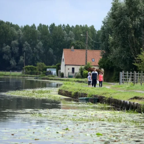 Wandern Sie in der Gegend von Saint-Omer