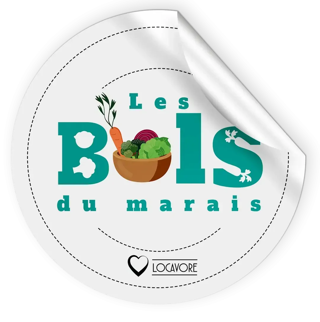 A food court at the foot of the Maison du Marais