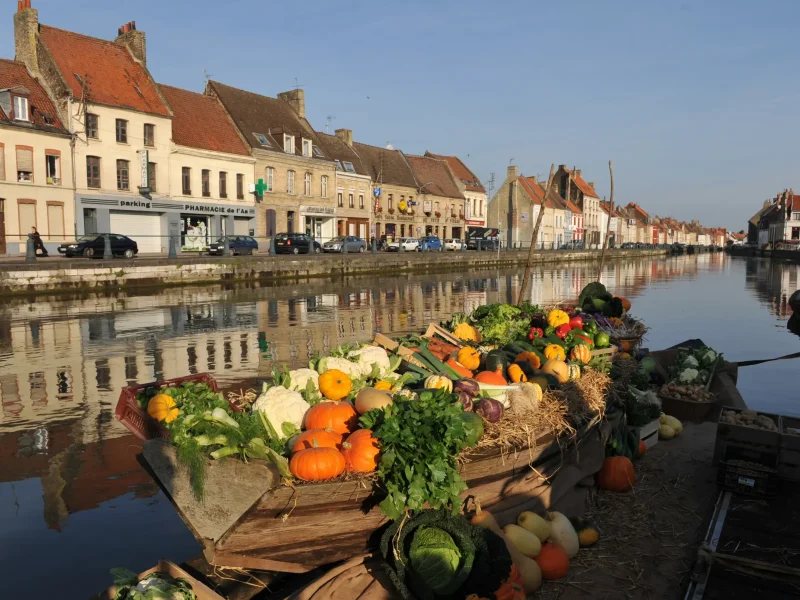 Le marais Audomarois habité