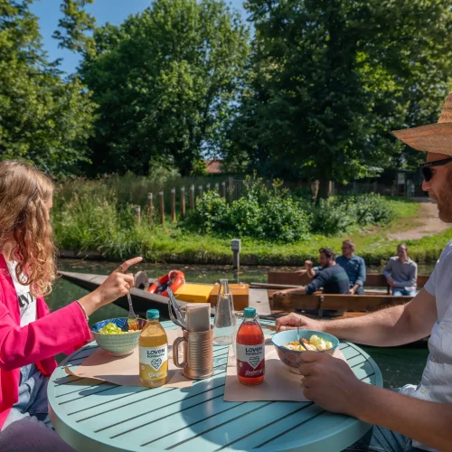 Een maaltijd bij Bols du Marais